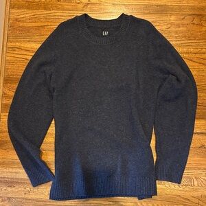 GAP Men's Dark Blue Crewneck Sweater